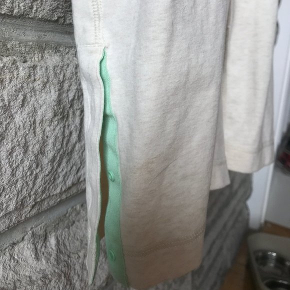 Lululemon Romp Her Romper Blue/Cream - Picture 3 of 6